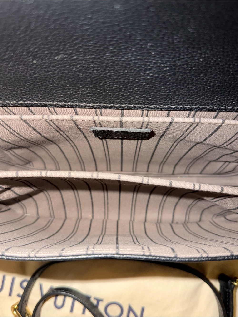 Louis Vuitton Black Monogram Empreinte Pochette Metis Crossbody Bag - Picture 2 of 15